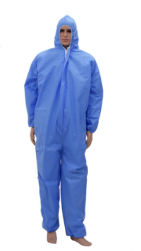 SKPC009 order isolation clothing online order one-time protective clothing SMS waterproof and dustproof one-time use thickened disposable anti-epidemic prevention FDA Qualified Manufacturer Certification  Disposable sanitary articles, epidemic prevention  front view